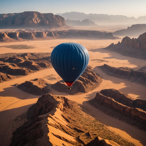 Comment organiser une expédition en montgolfière au-dessus du désert de Wadi Rum, Jordanie ?