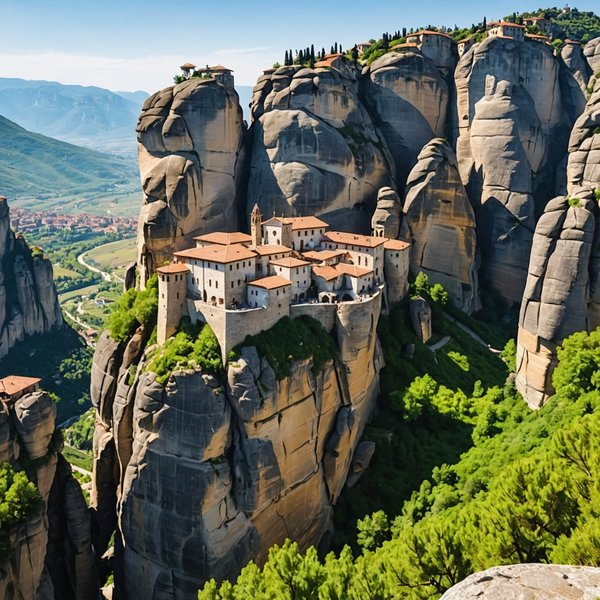 Comment organiser une visite des monastères rupestres de Meteora, Grèce ?