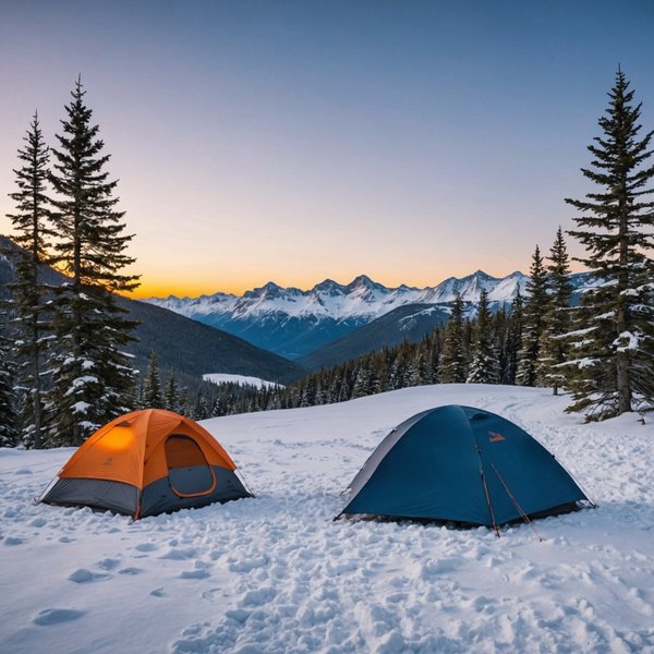 Quelles sont les meilleures techniques pour monter un campement en terrain enneigé?